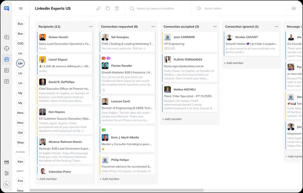 Organize and Visualize your Lead Generation Processes with Kanbox Kanban Pipelines