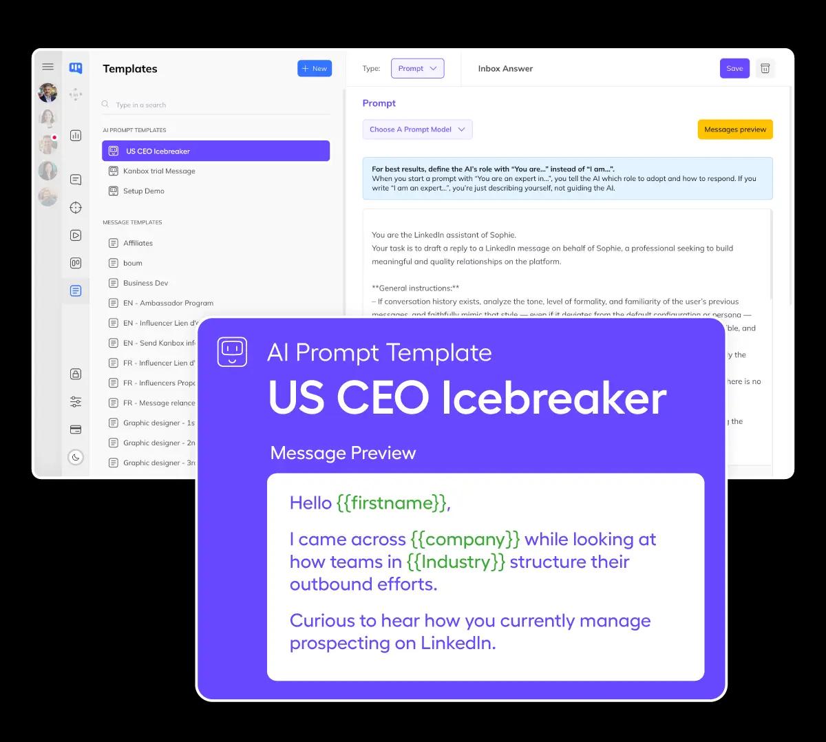 LinkedIn Nachrichtenvorlage erstellen