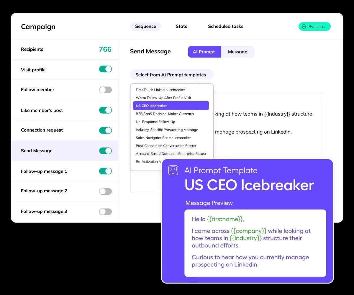 LinkedIn Outreach mit Vorlagen skalieren