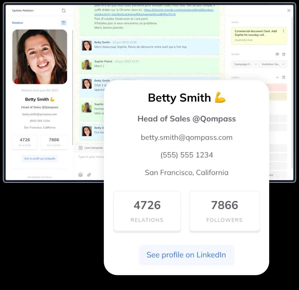 Leads key information at your fingertips