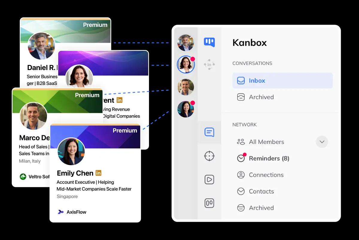 Connectez vos comptes LinkedIn