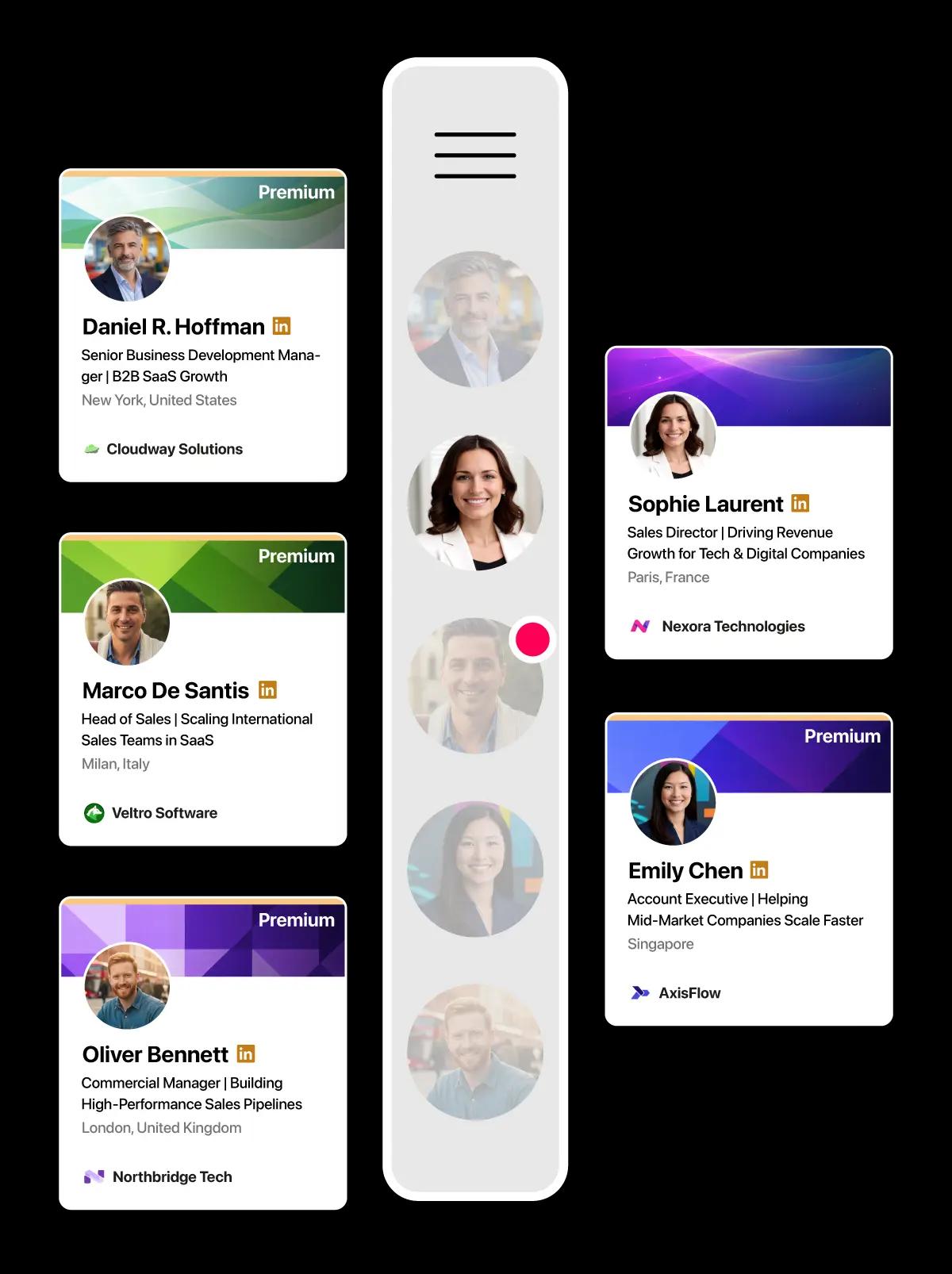 Switch de compte LinkedIn