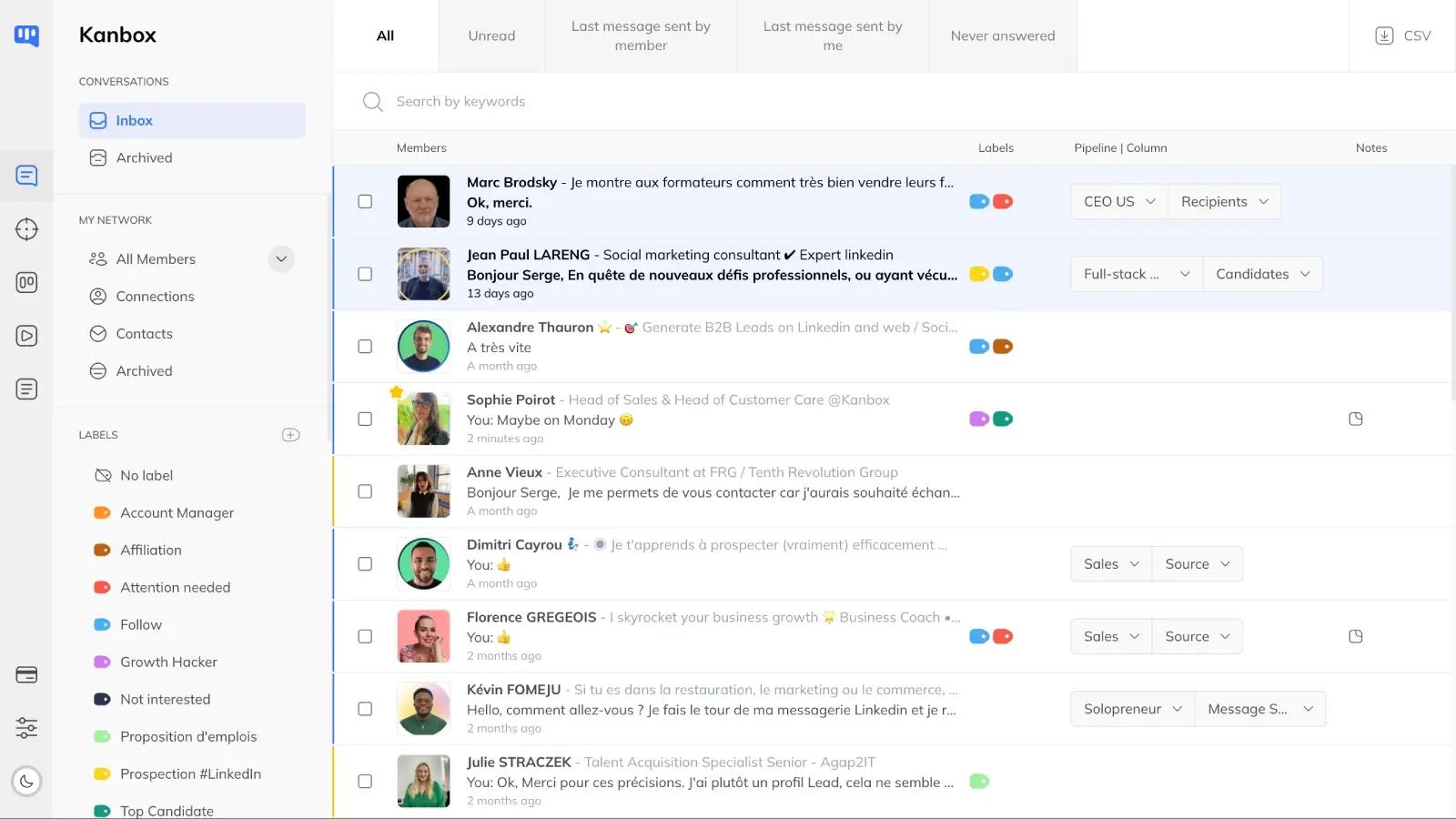 Kanbox smart inbox | Automation Tool