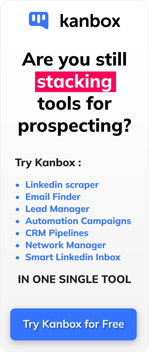 Are you still stacking tools for prospecting?