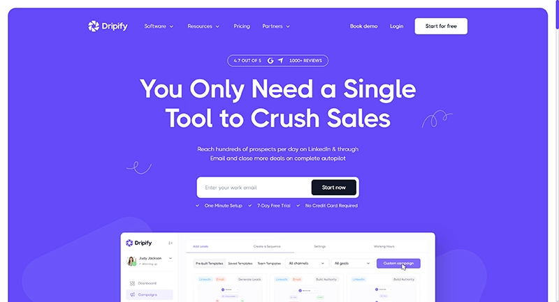 Dripify - Automatisation de campagnes LinkedIn