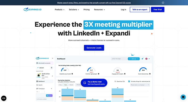 Expandi - Automatisation LinkedIn cloud avec sécurité