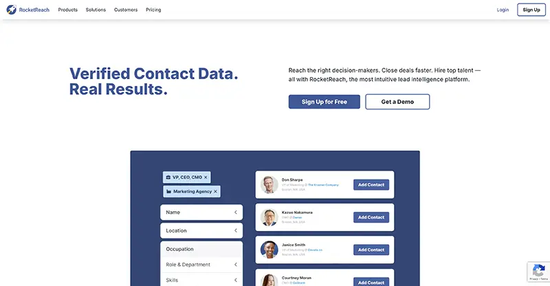 RocketReach - The Contact Finder Specialist