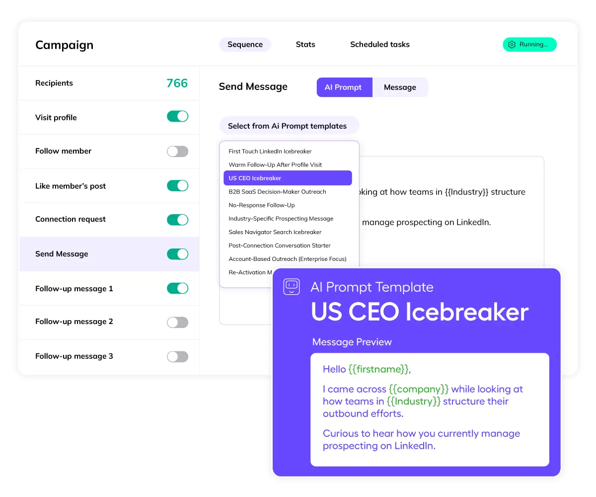 Scale LinkedIn Outreach with Templates