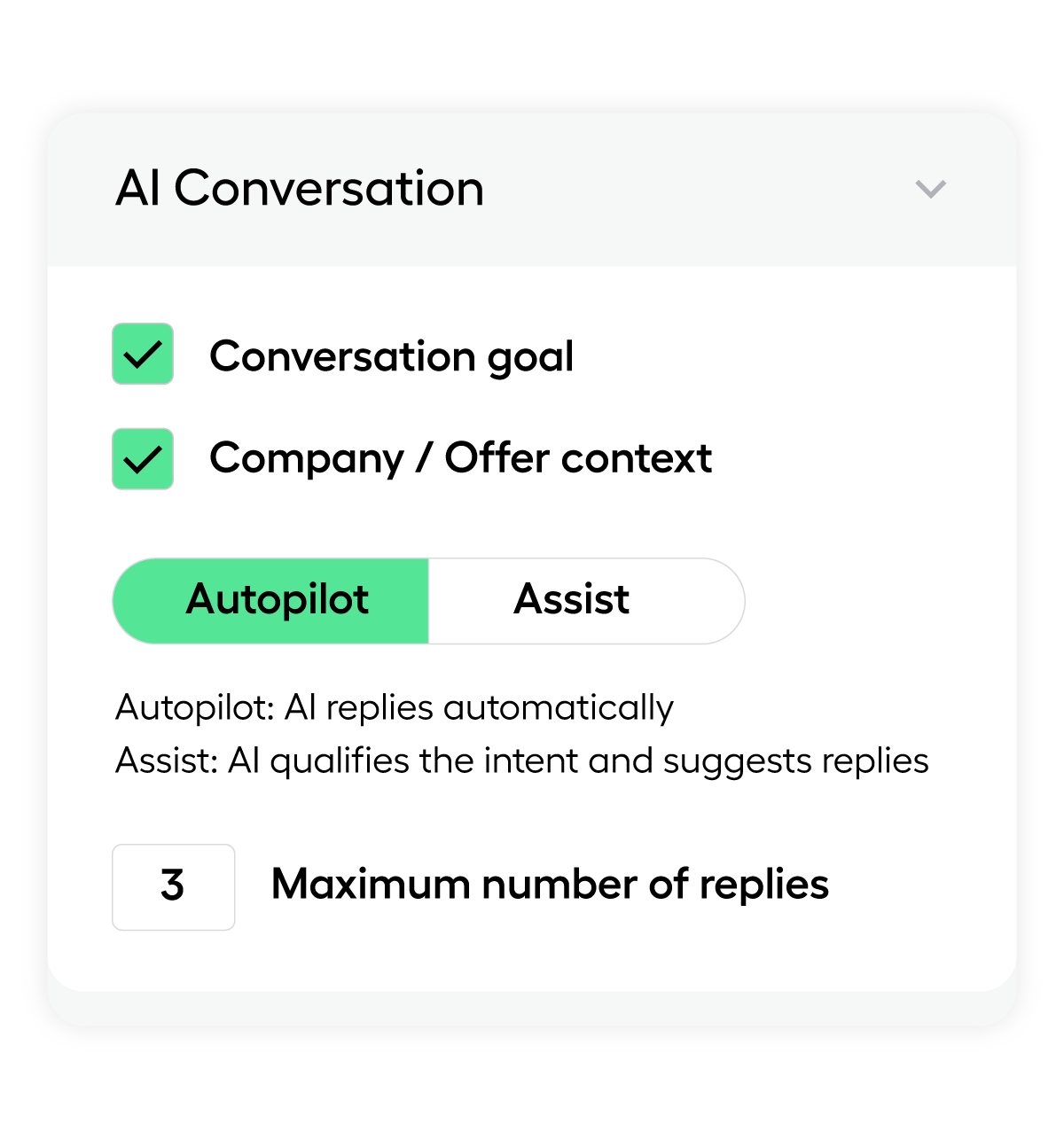 AI response agent handles LinkedIn conversations