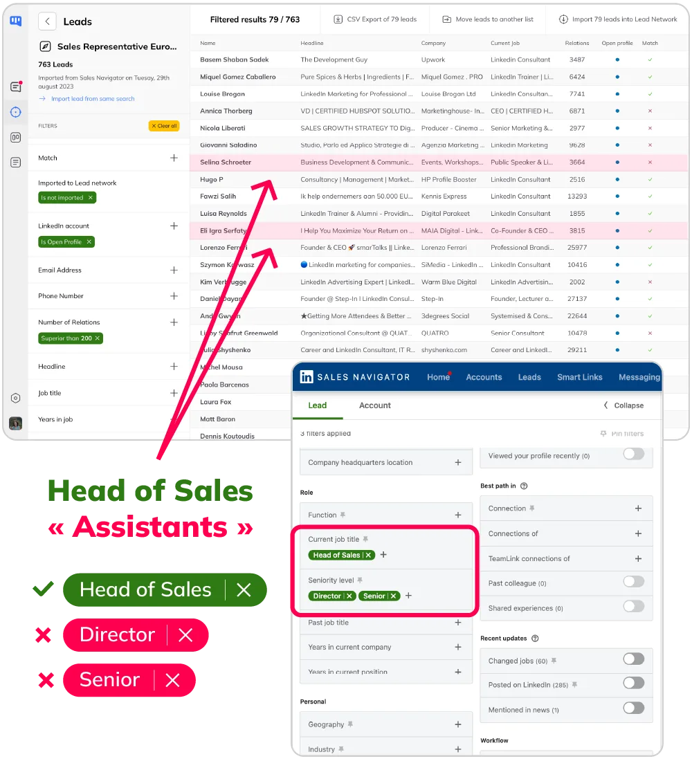 Irrelevant Leads Detection and CSV Cleaning