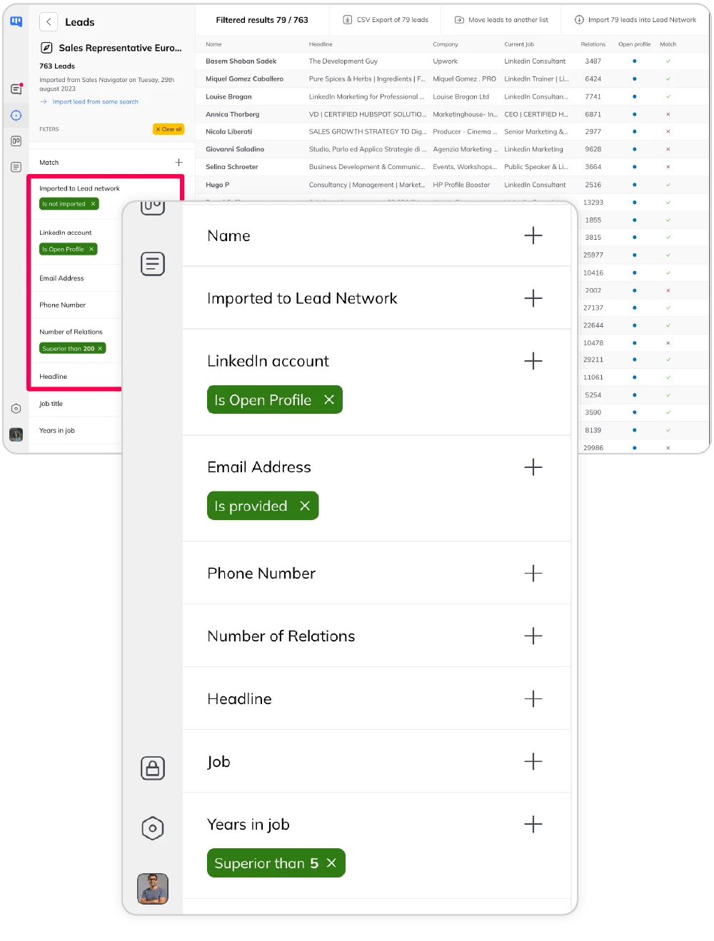 Advanced Filter to Refine your lists