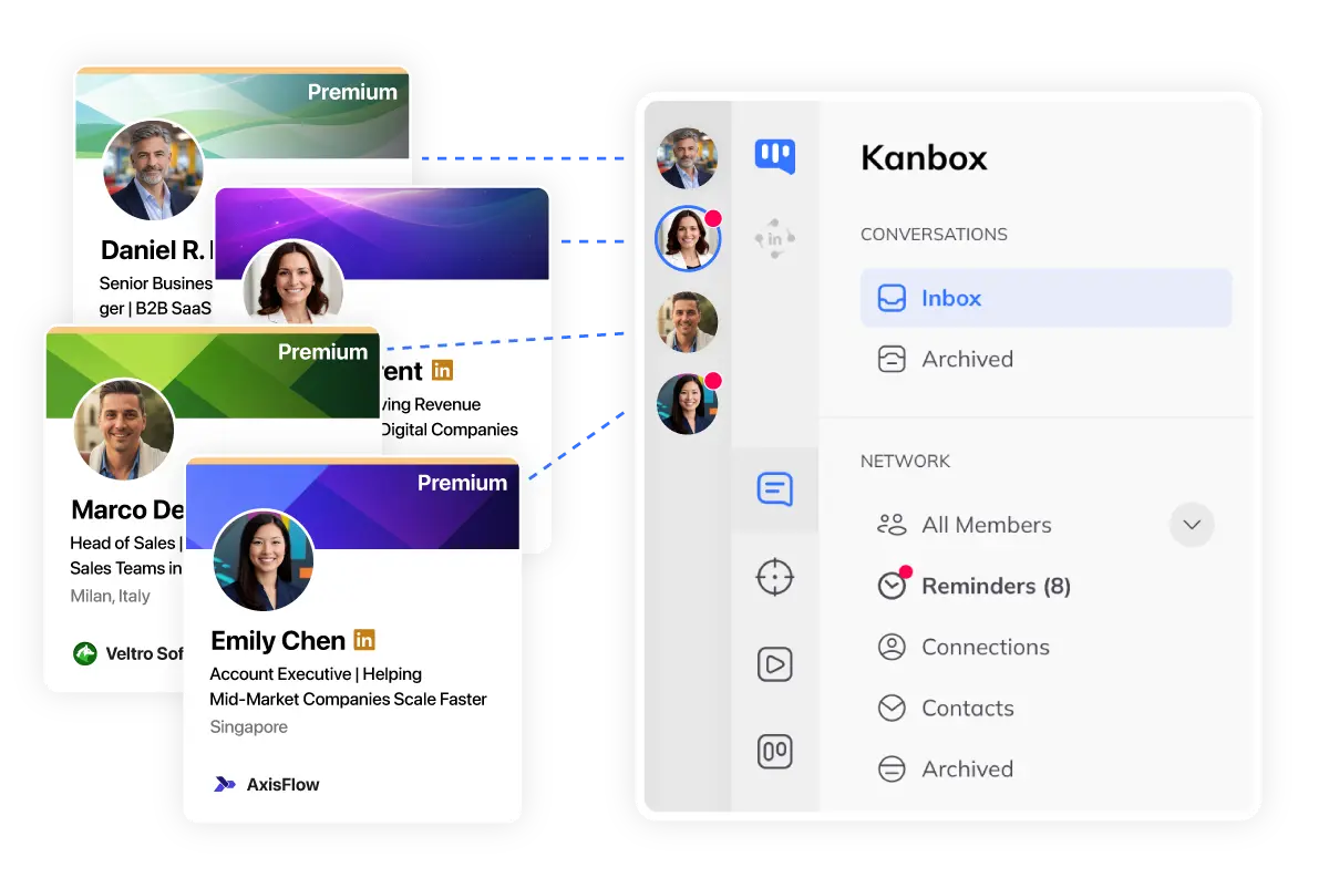 Connectez vos comptes LinkedIn