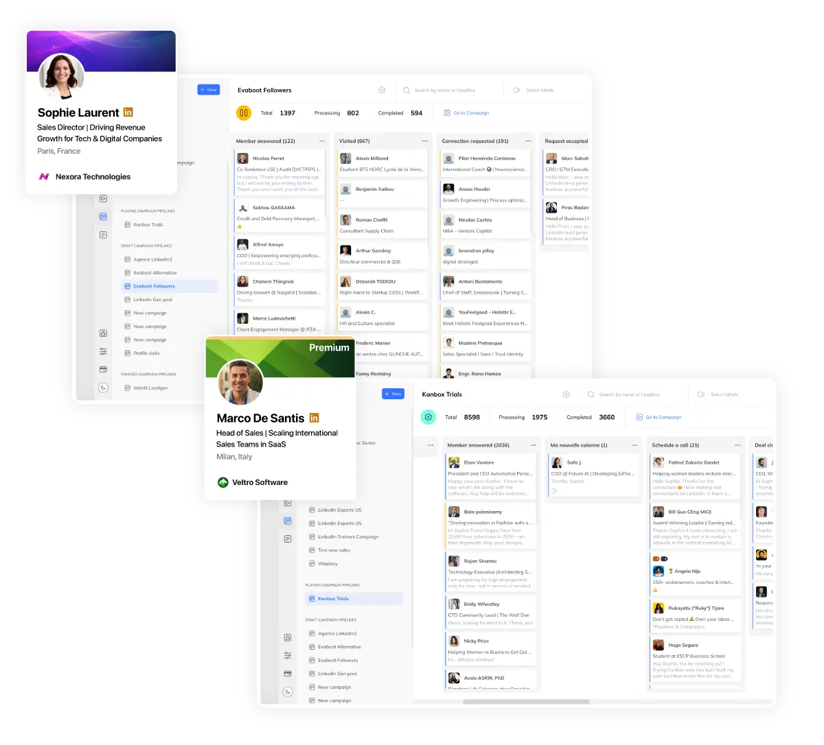 Automatisation multi-comptes LinkedIn